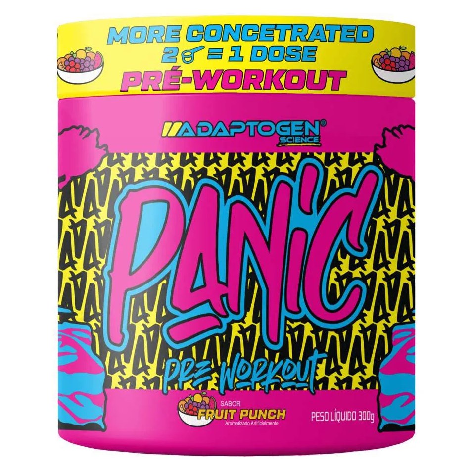 Panic Pré-workout (300g) - Sabor: Fruit Punch