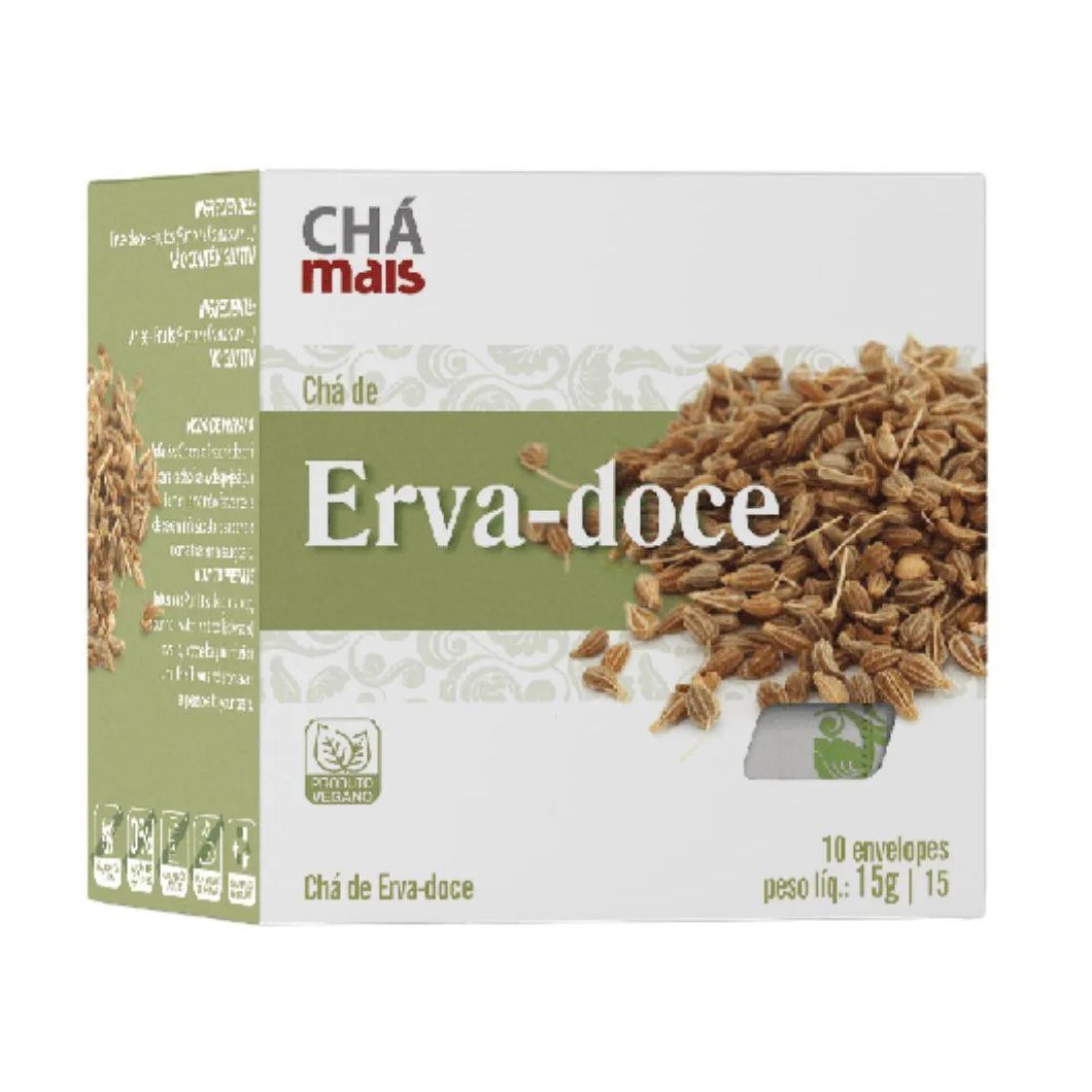 Chá de Erva-doce 10 Sachês - Chá Mais