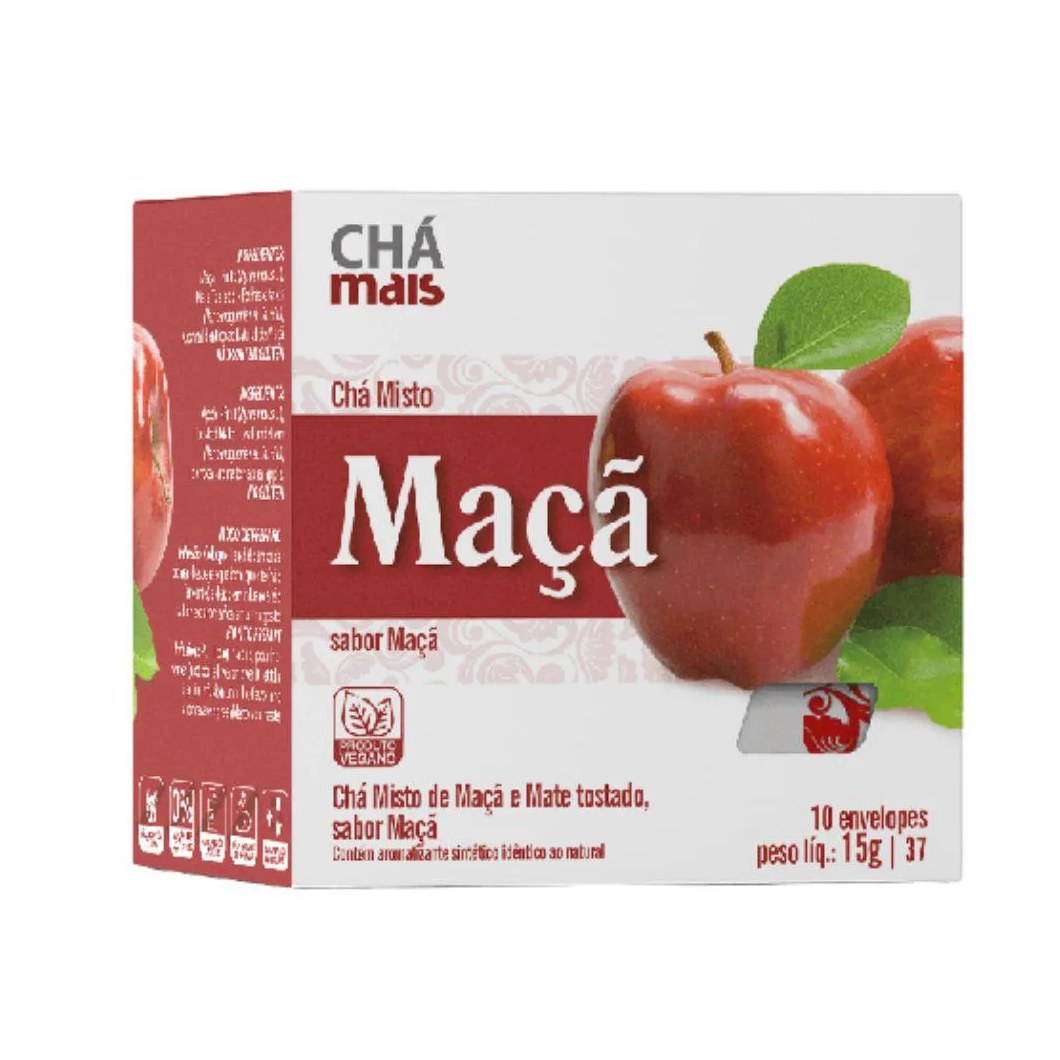 Chá Misto de Maça 10 Sachês - Chá Mais