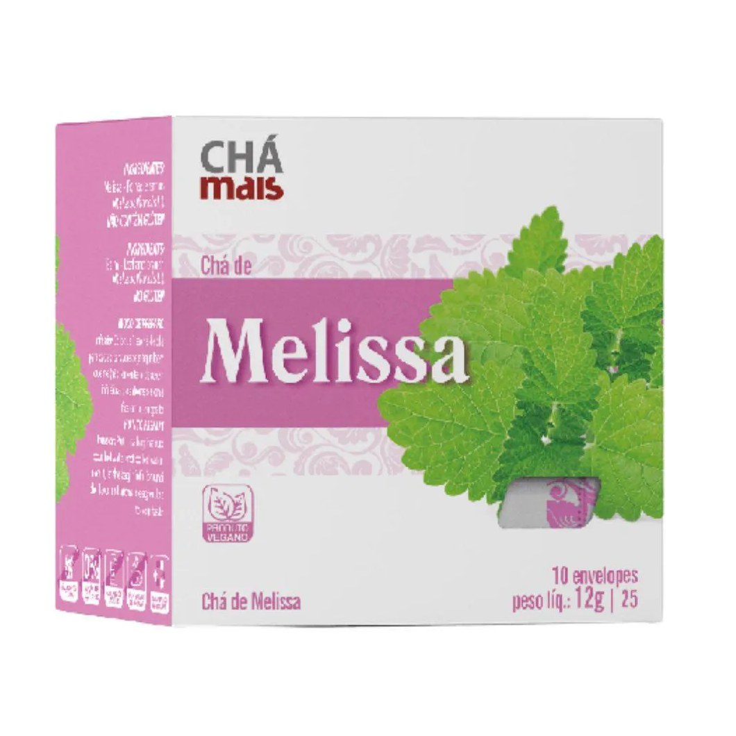 Chá de Melissa 10 Sachês - Chá Mais