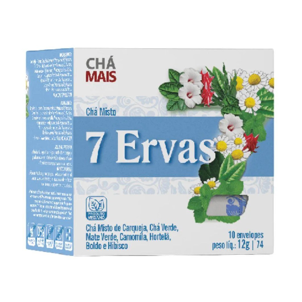 Chá Misto 7 Ervas 10 Sachês - Chá Mais