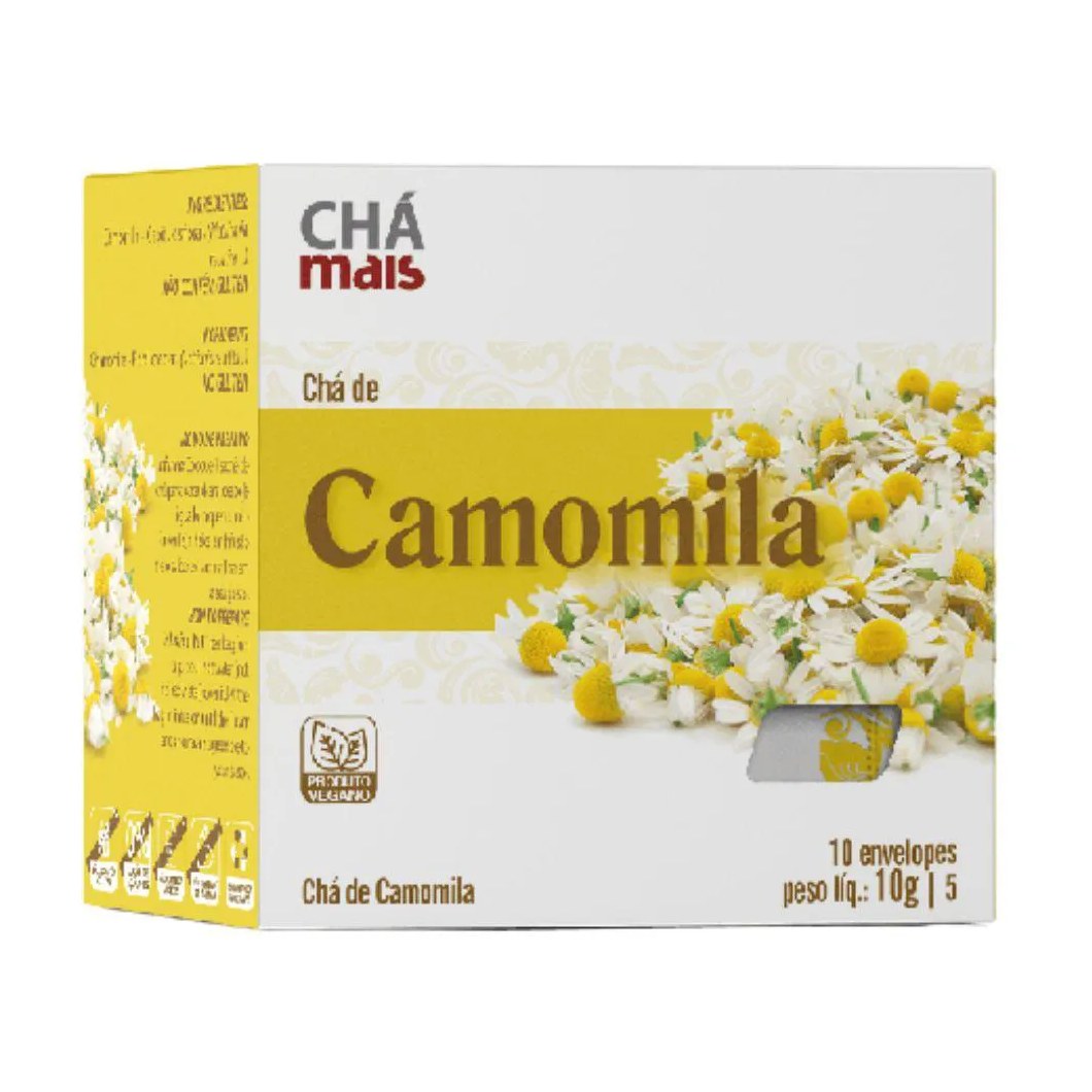 Chá de Camomila 10 Sachês - Chá Mais