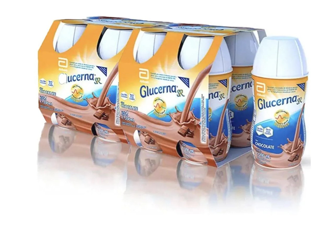 Glucerna Sr 200ml Pack com 8 unidades Sabor Chocolate