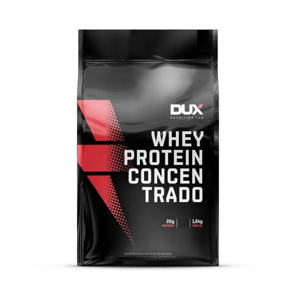 Whey Protein Concentrado Refil (1,8kg) - Sabor: Morango