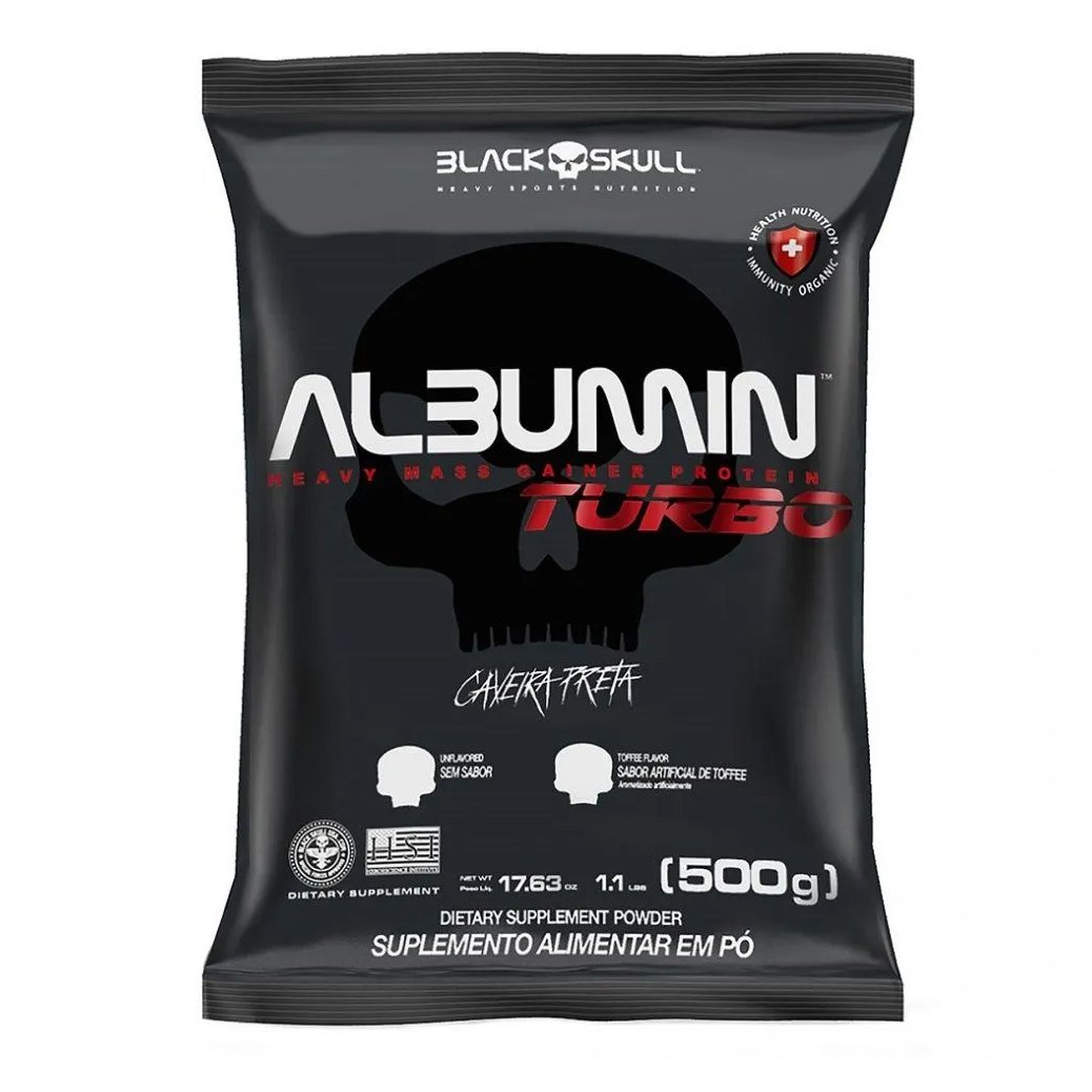 Albumin Turbo Refil (500g) - Sabor: sem Sabor