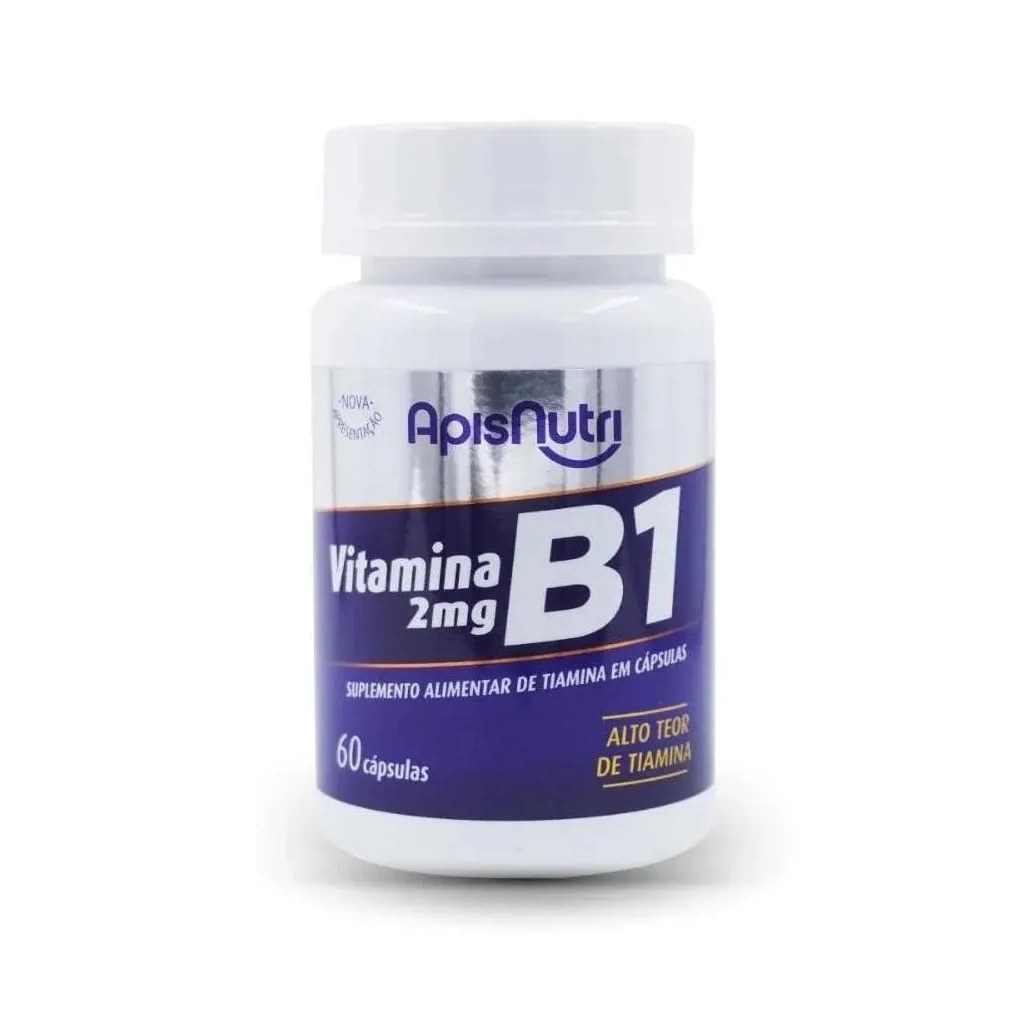 Vitamina B1 - 280mg (60 Cápsulas) - Padrão: Único