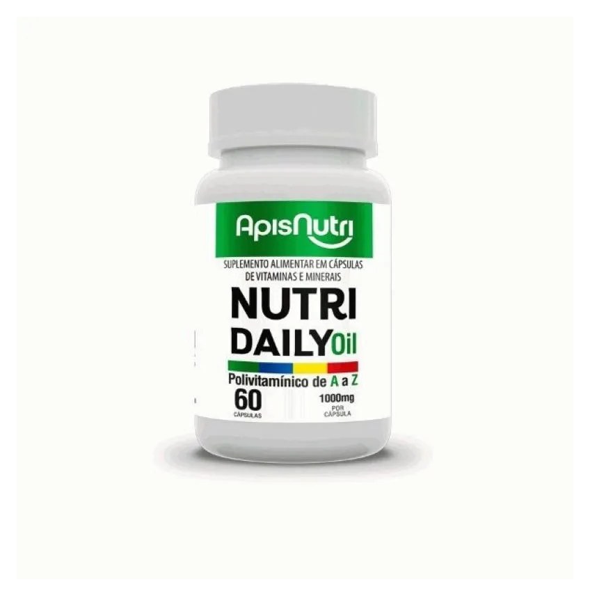 Polivitamínico Concentrado Nutri Daily - 1000mg (60 Cápsulas) - Padrão: Único