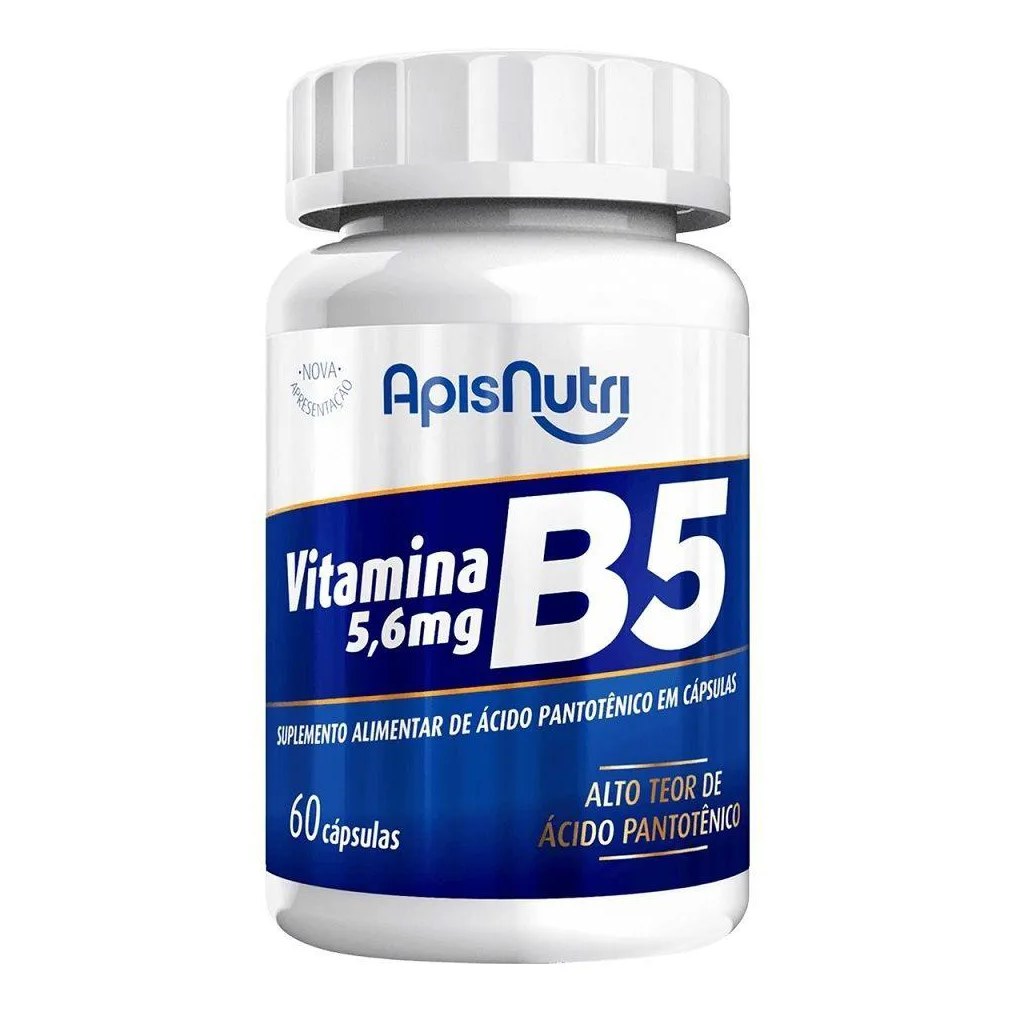 Vitamina B5 - 5,6mg (60 Cápsulas) - Padrão: Único