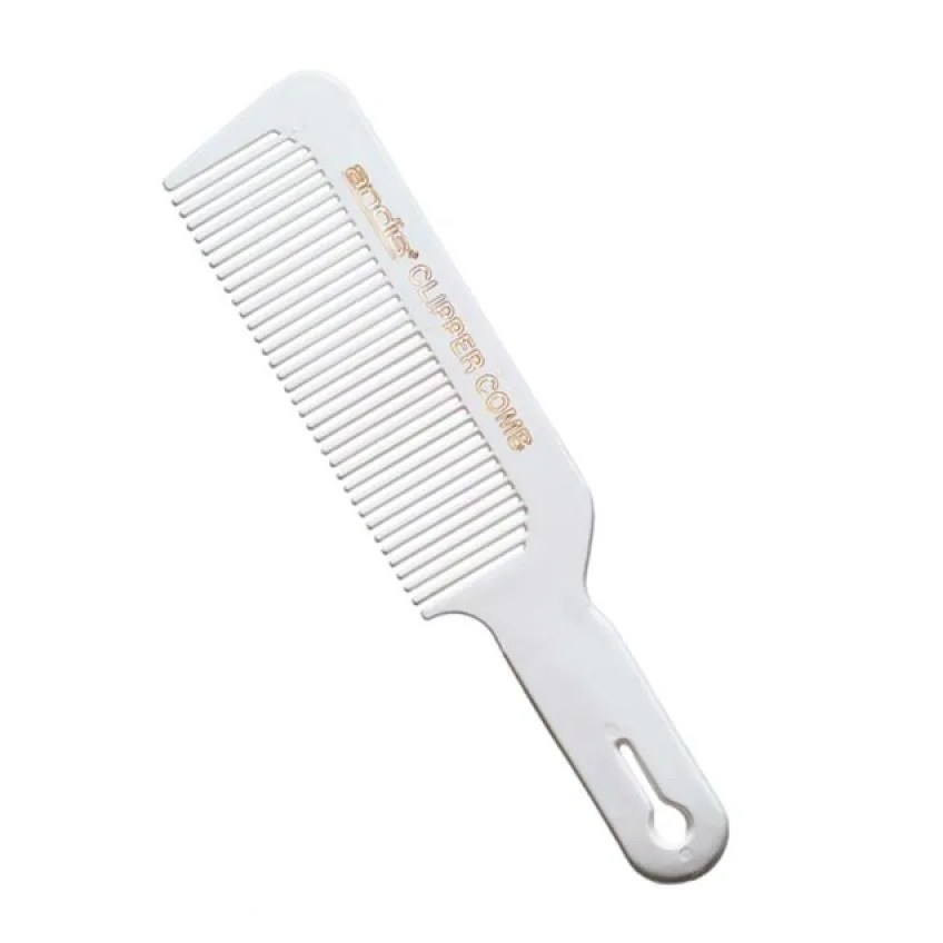 Pente de Corte Barbeiro Cabeleireiro Andis Clipper Comb Branco