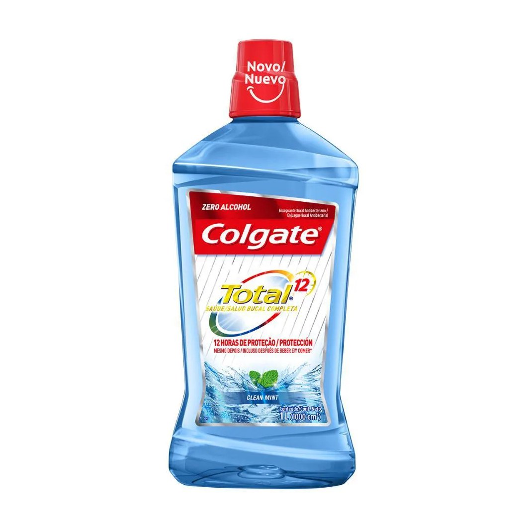 Enxaguante Bucal Colgate Total 12 Clean Mint 1L