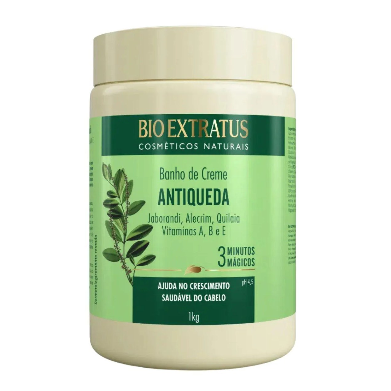 Máscara Antiqueda Fortalecedora Jaborandi 1kg Bio Extratus