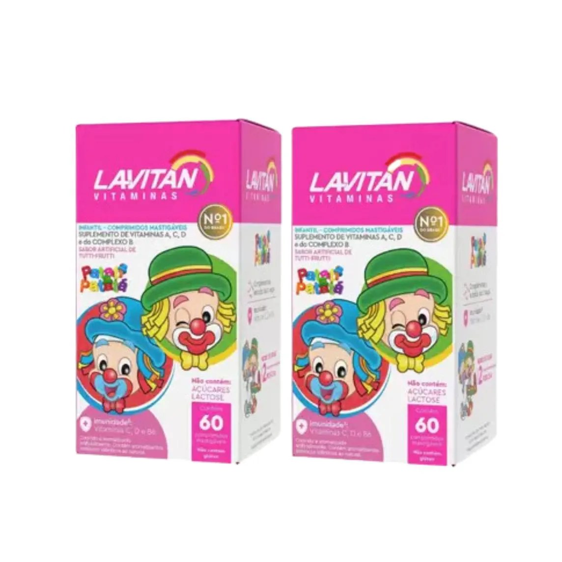 Kit C2 Suplemento Infantil Tutti Frutti C60 – Lavitan
