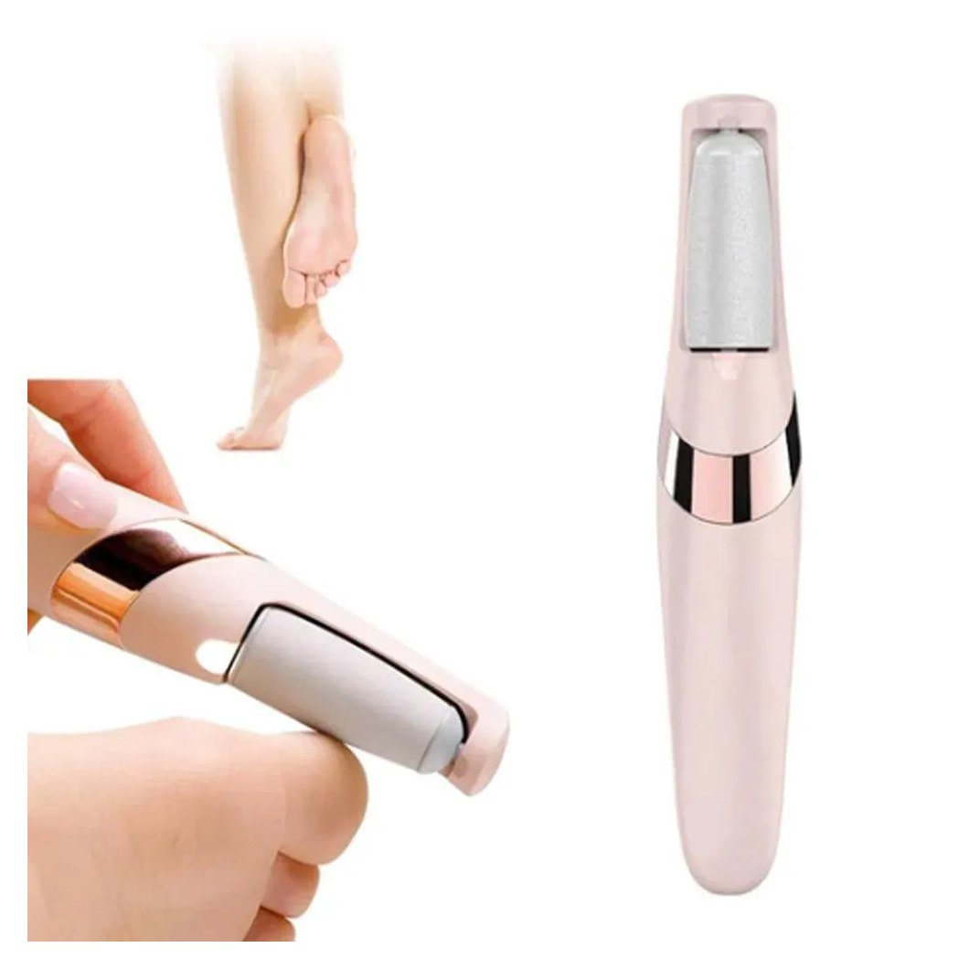 Removedor de Calos Portátil Lixa Elétrica Esfoliador Para os Pés Recarregável Carregamento Usb Rosa