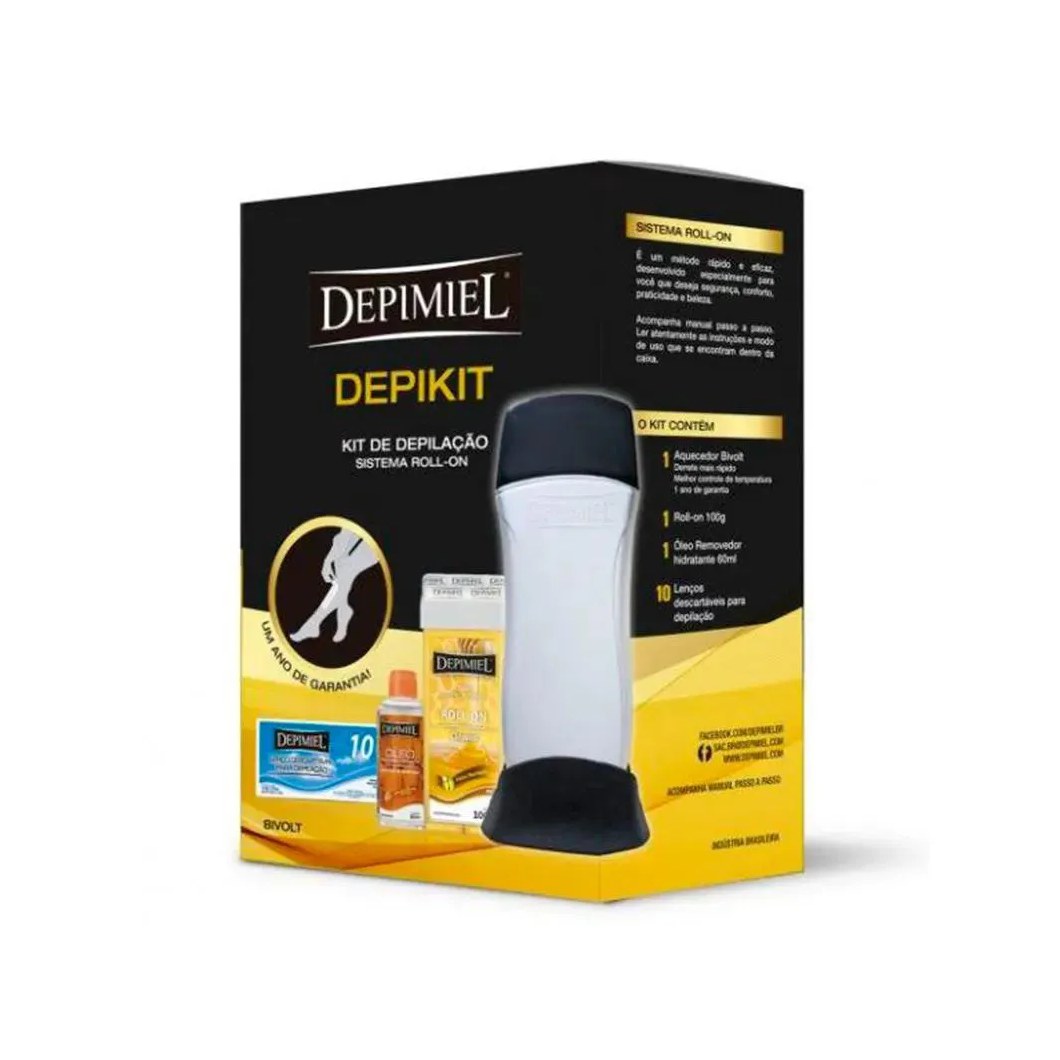 Aparelho Depilatório Depimiel Kit Bivolt Cabo Móvel 2 Pinos 1747