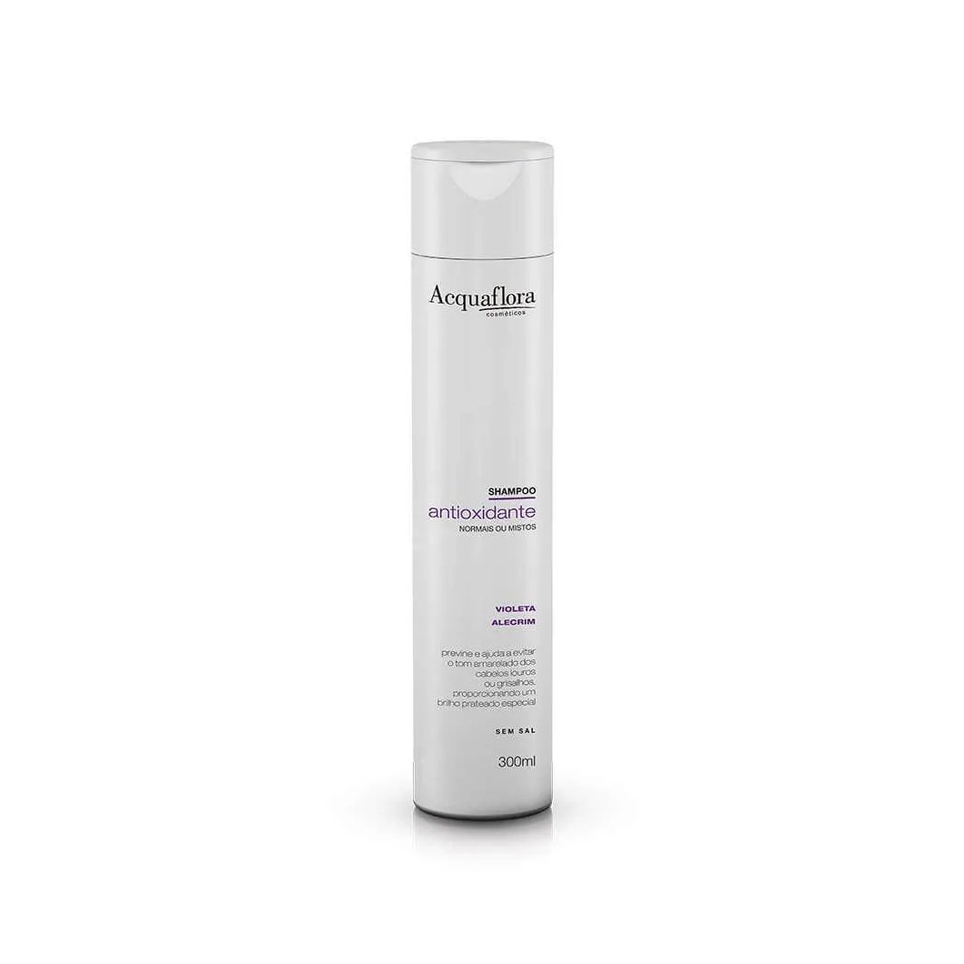Shampoo Acquaflora Antioxidante Normal Ou Mistos 300ml
