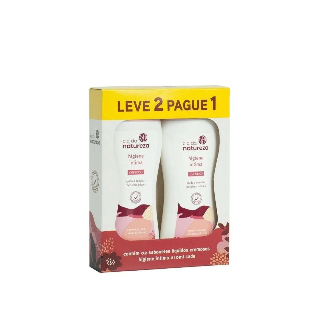 Sabonete Íntimo Cia da Natureza Lv2 Pg1 210ml