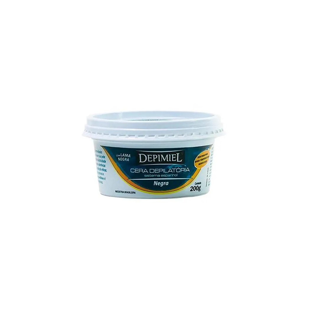 Cera Depilatória Depimiel Lama Negra 200g