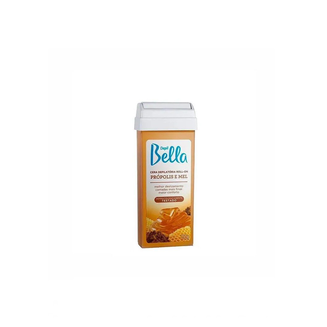 Cera Depilatória Roll On Depil Bella Própolis Refil 100g