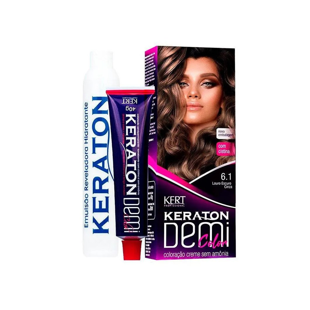 Tonalizante Demi Color 6.1 Louro Escuro Cinza