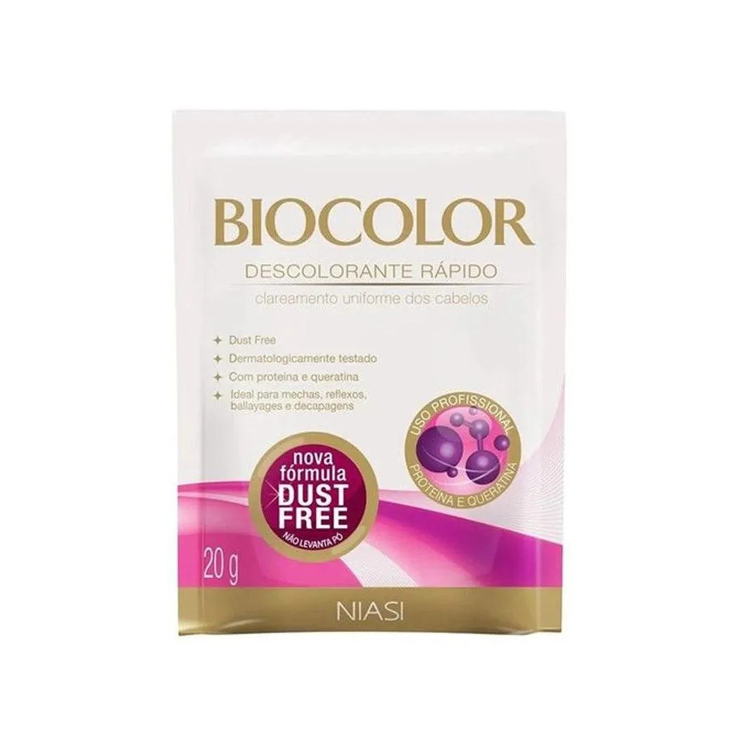 Pó Descolorante Biocolor Queratina 20g