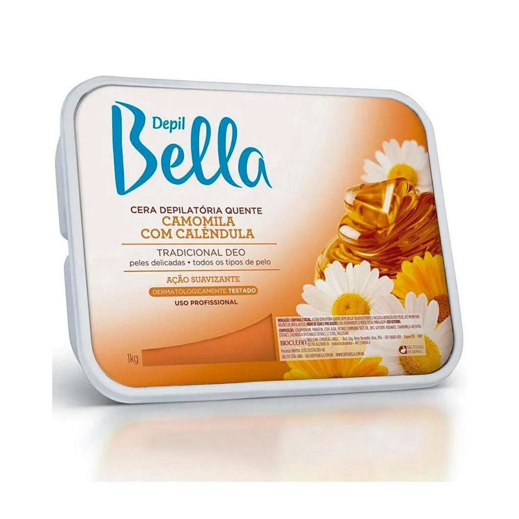 Cera Depilatória Depil Bella Camomila 500g
