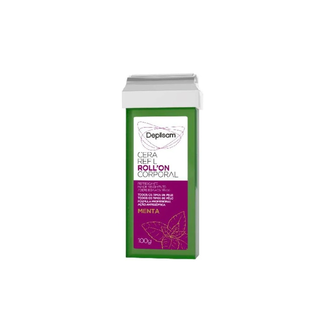 Refil Depilatório Roll On Depilsam Menta 100gr