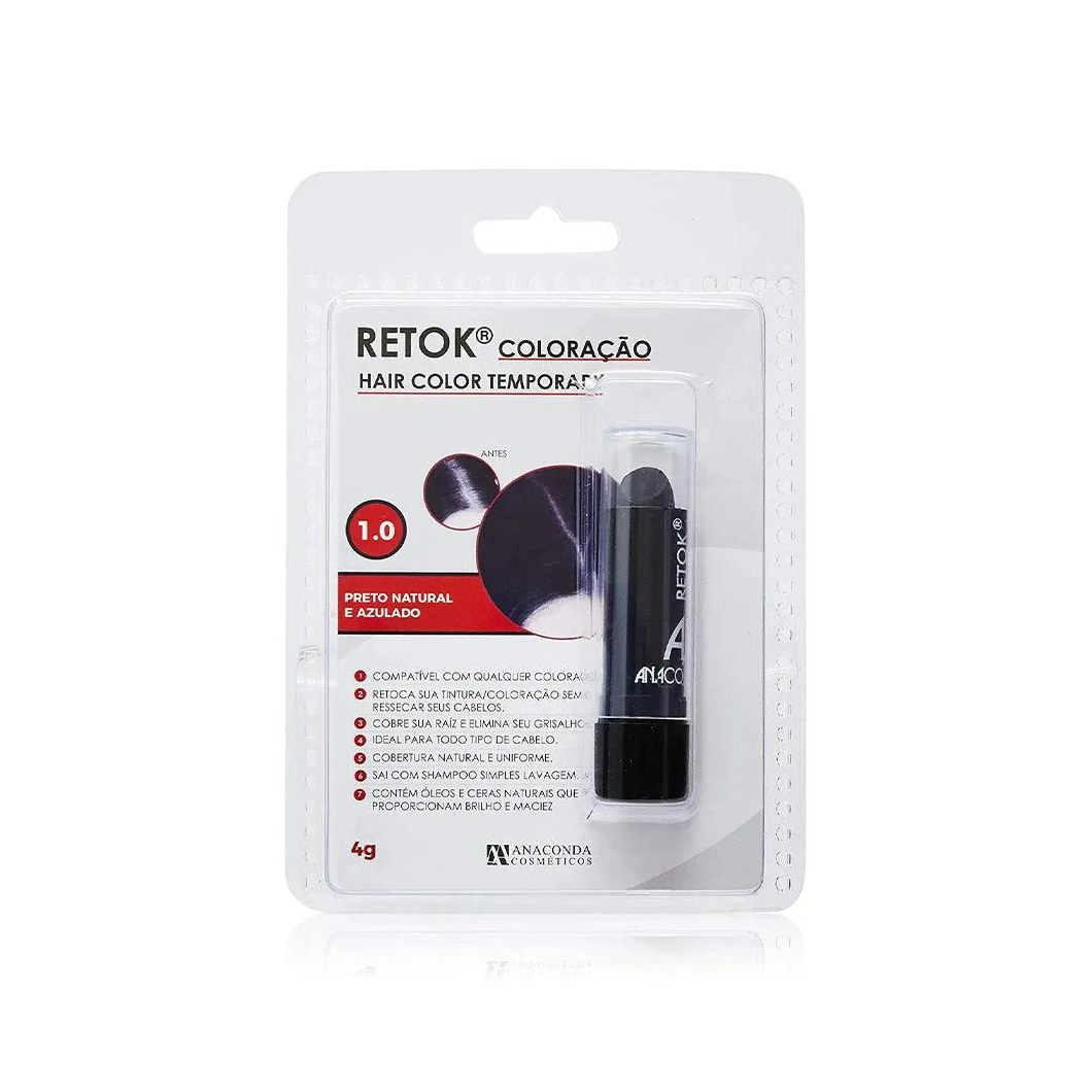 Hair Color Retok Anaconda Preto