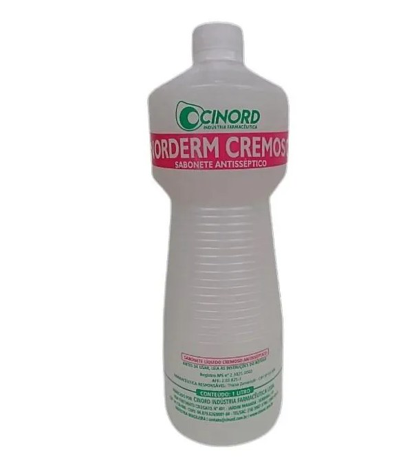 Sabonete Antisséptico Norderm Cremoso Cinord 1L