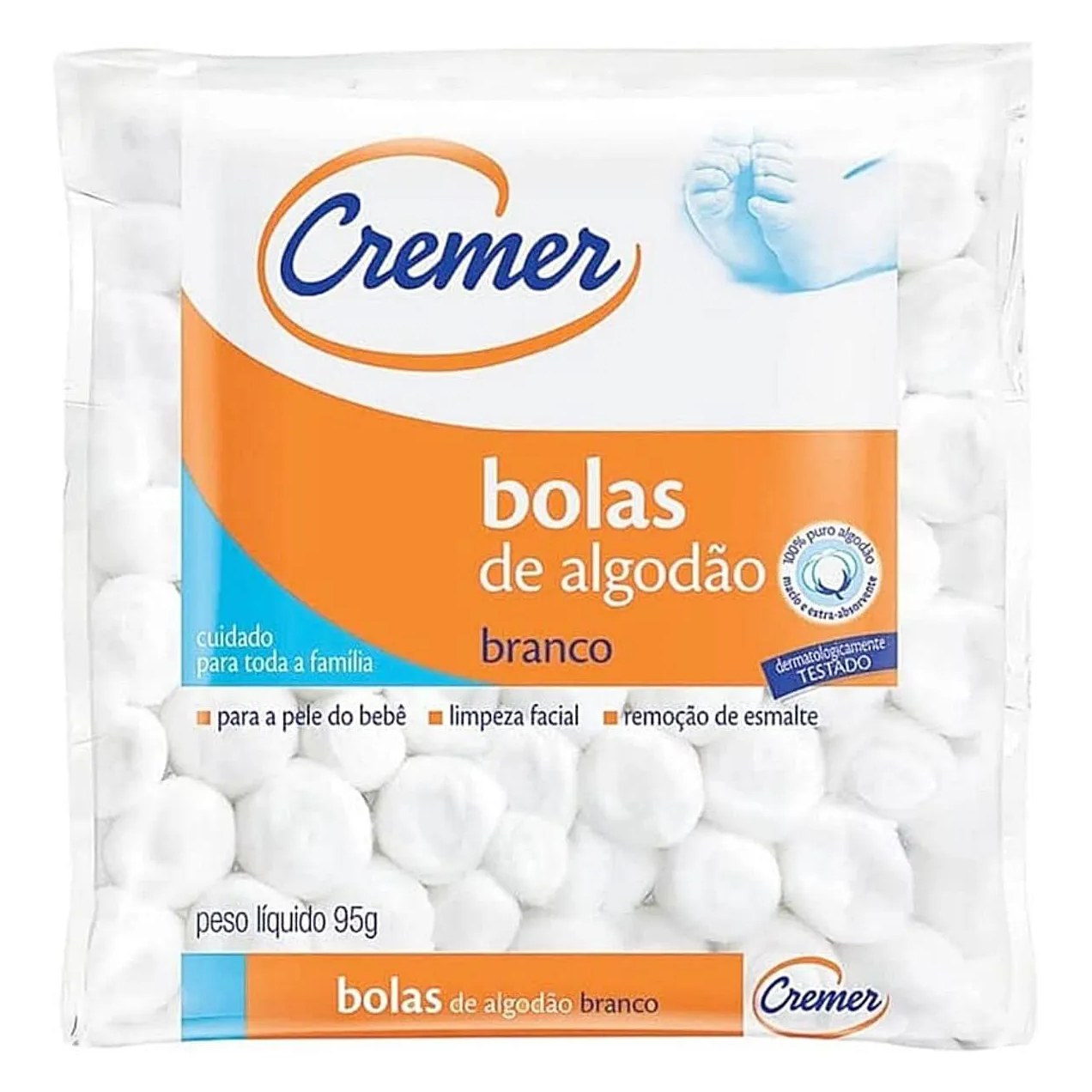 Bolas de Algodão Cremer 95g - Unidade