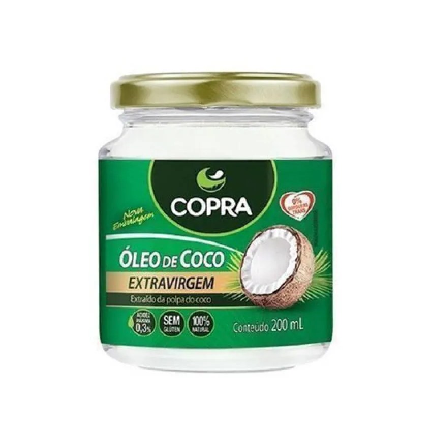 Óleo de Coco Extravirgem 200ml - Copra