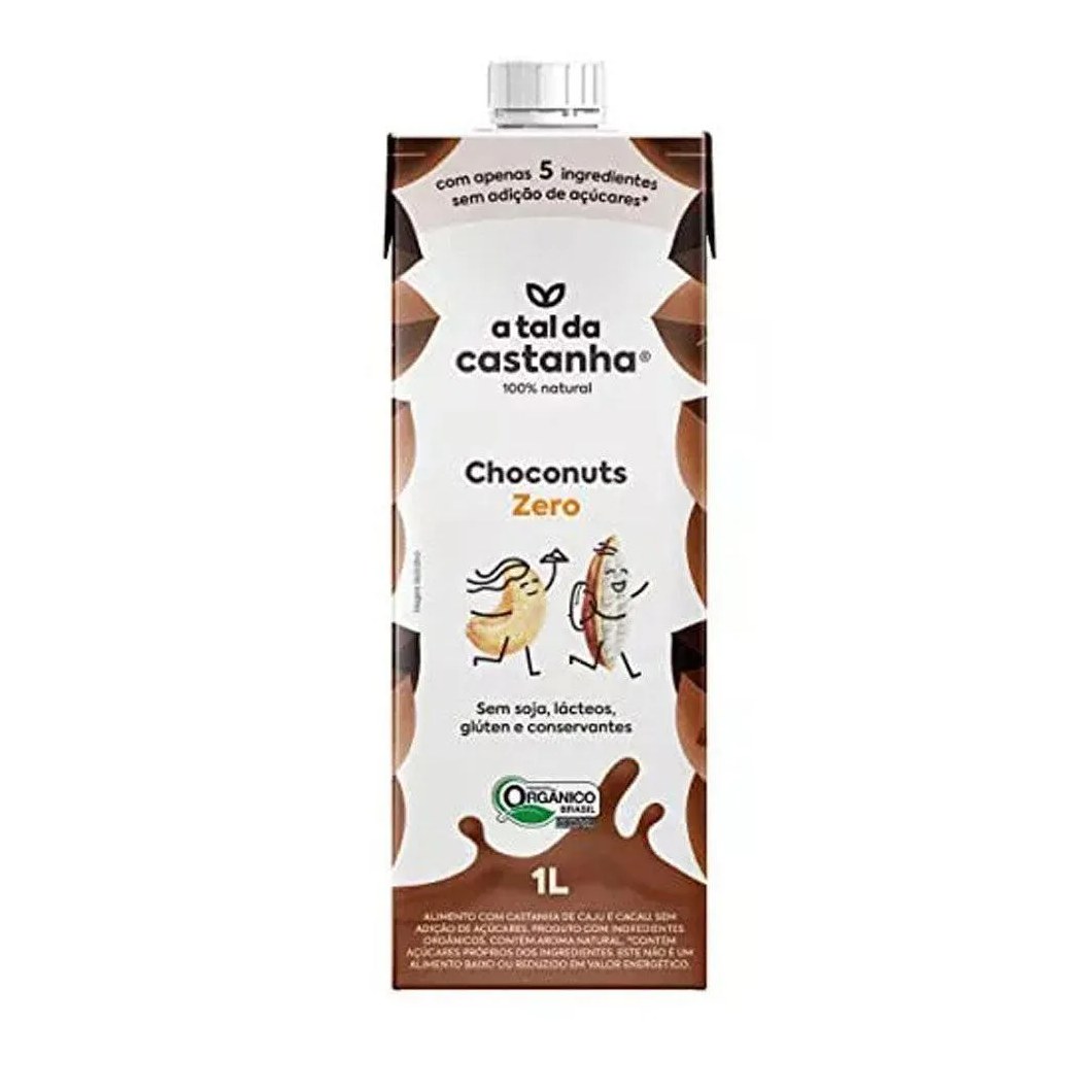 Bebida Vegetal Choconuts Zero a Tal da Castanha 1l Unica