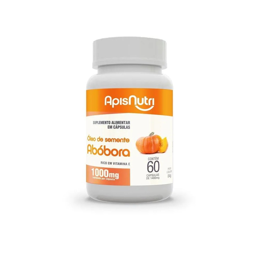 Óleo de Semente de Abóbora 1000mg (60 Cápsulas) - Padrão: Único