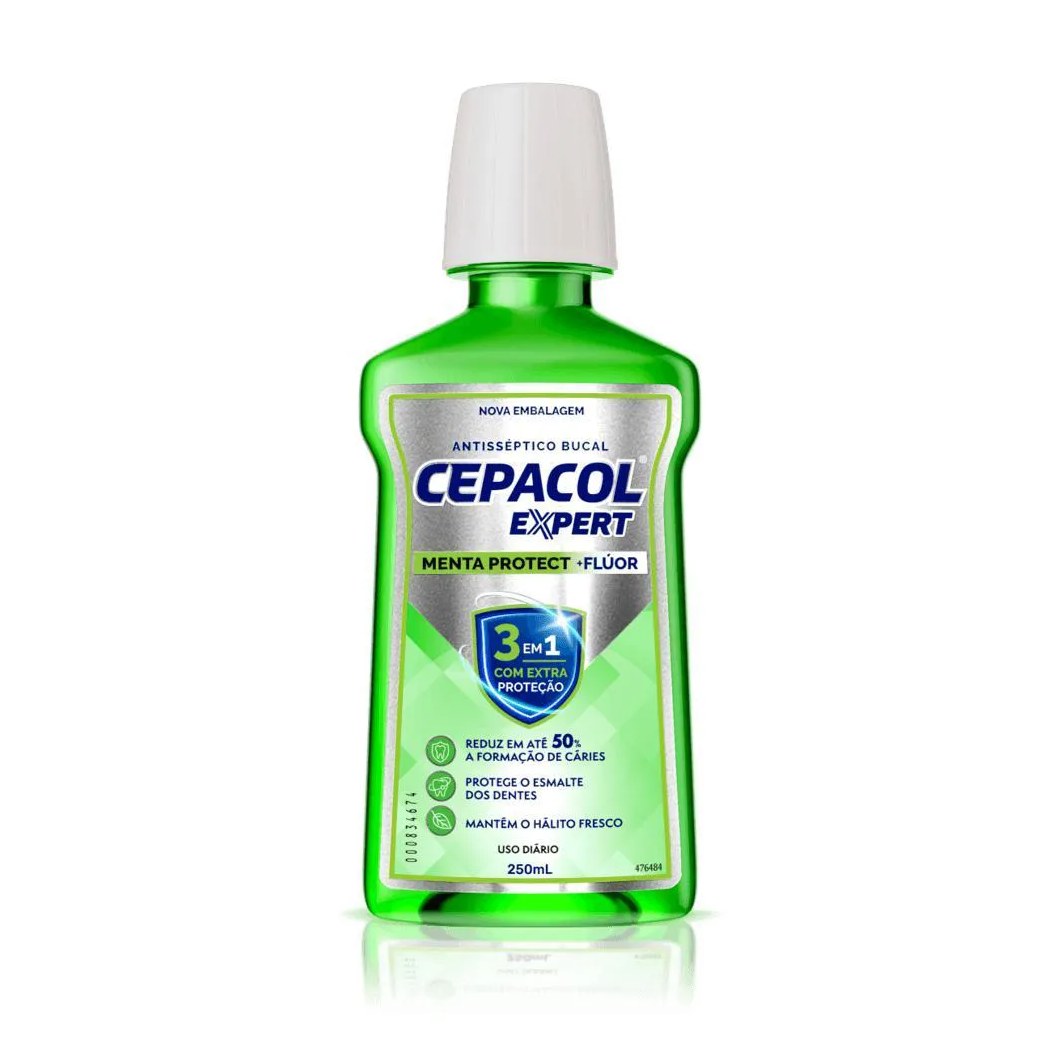 Enxaguante Bucal Cepacol Expert Menta Proctect 250ml