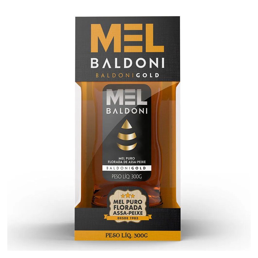 Mel Gold Flor de Assa-peixe 300gr - Baldoni