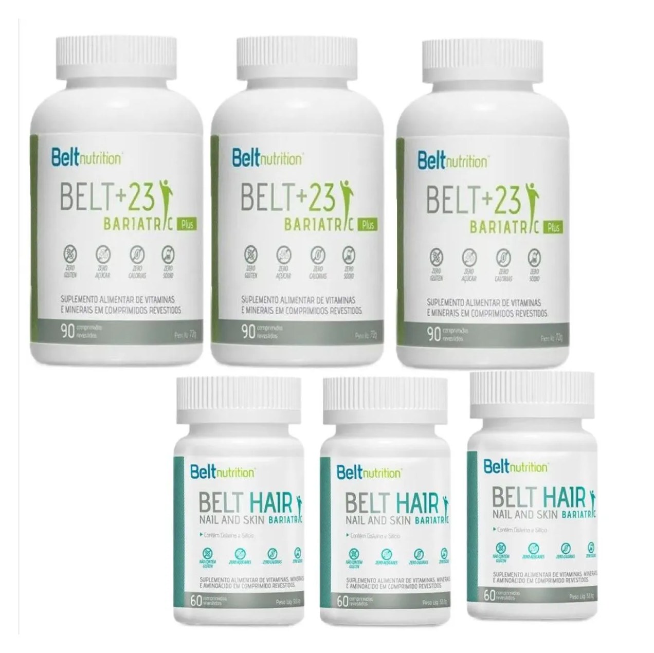 3X Belt+23 Bariatric Plus + 3X Belt Hair Nail Skin Bariatric
