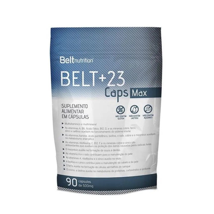 Belt +23 cápsulas Max Pacote - Multivitamínico - 90 Cápsulas.