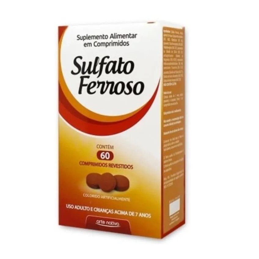 Sulfato Ferroso 270Mg C/60 comprimidos - Arte Nativa