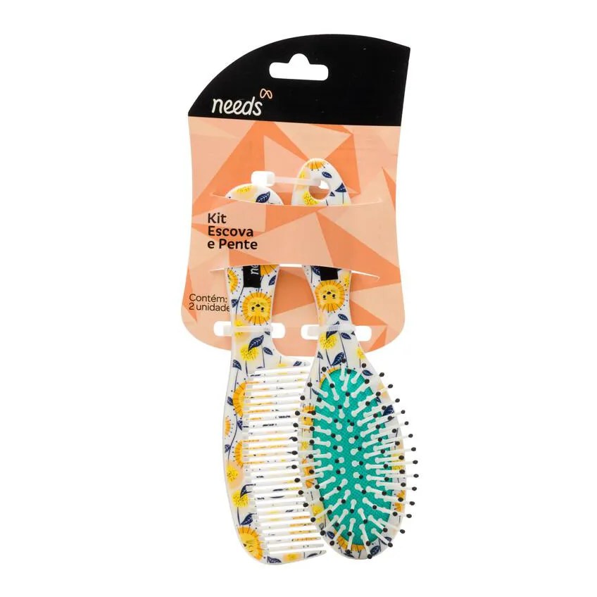 Escova de Cabelo Ricca Flex Fast Dry Pink - 1 unidade