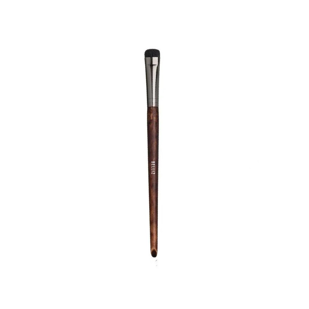 Pincel de Maquiagem Belliz Wood Sombra Curto 1788