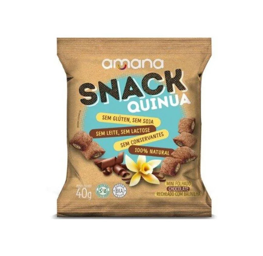 Snack Amana Chocolate com Baunilha de 40g