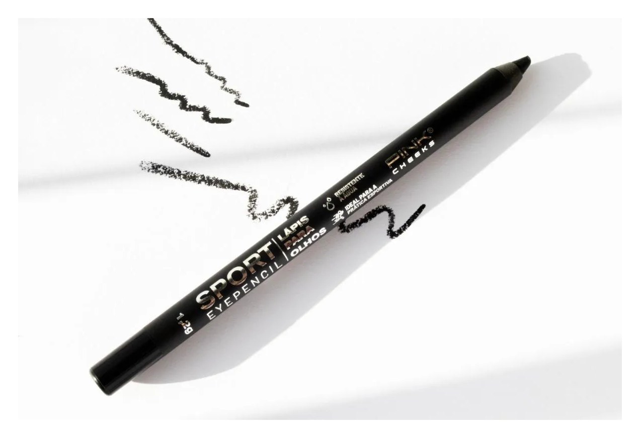 Lápis De Olhos Sport Eyepencil Preto 1,2g - Pink Cheeks