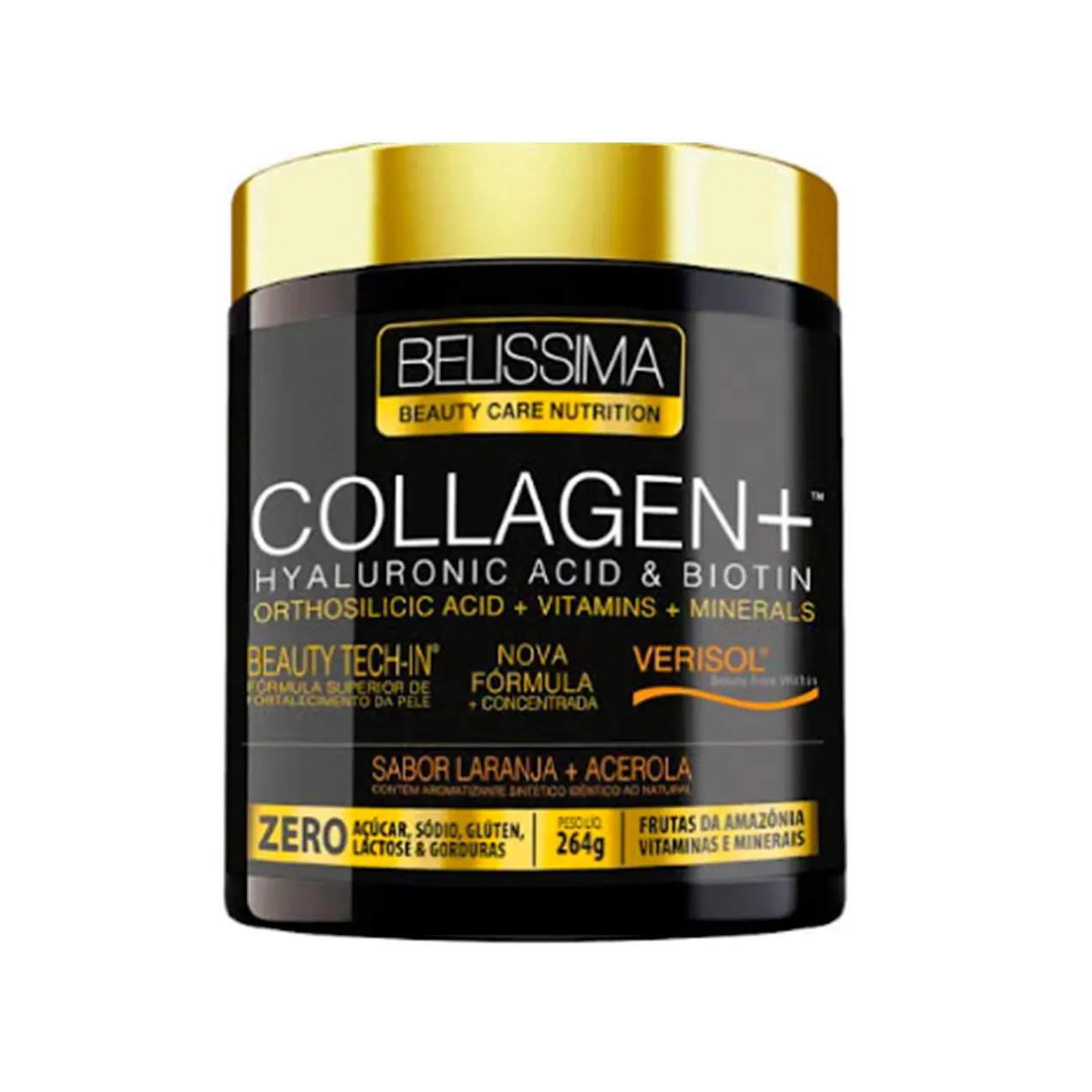Colágeno Belíssima Collagen Plus Laranja e Acerola 264g