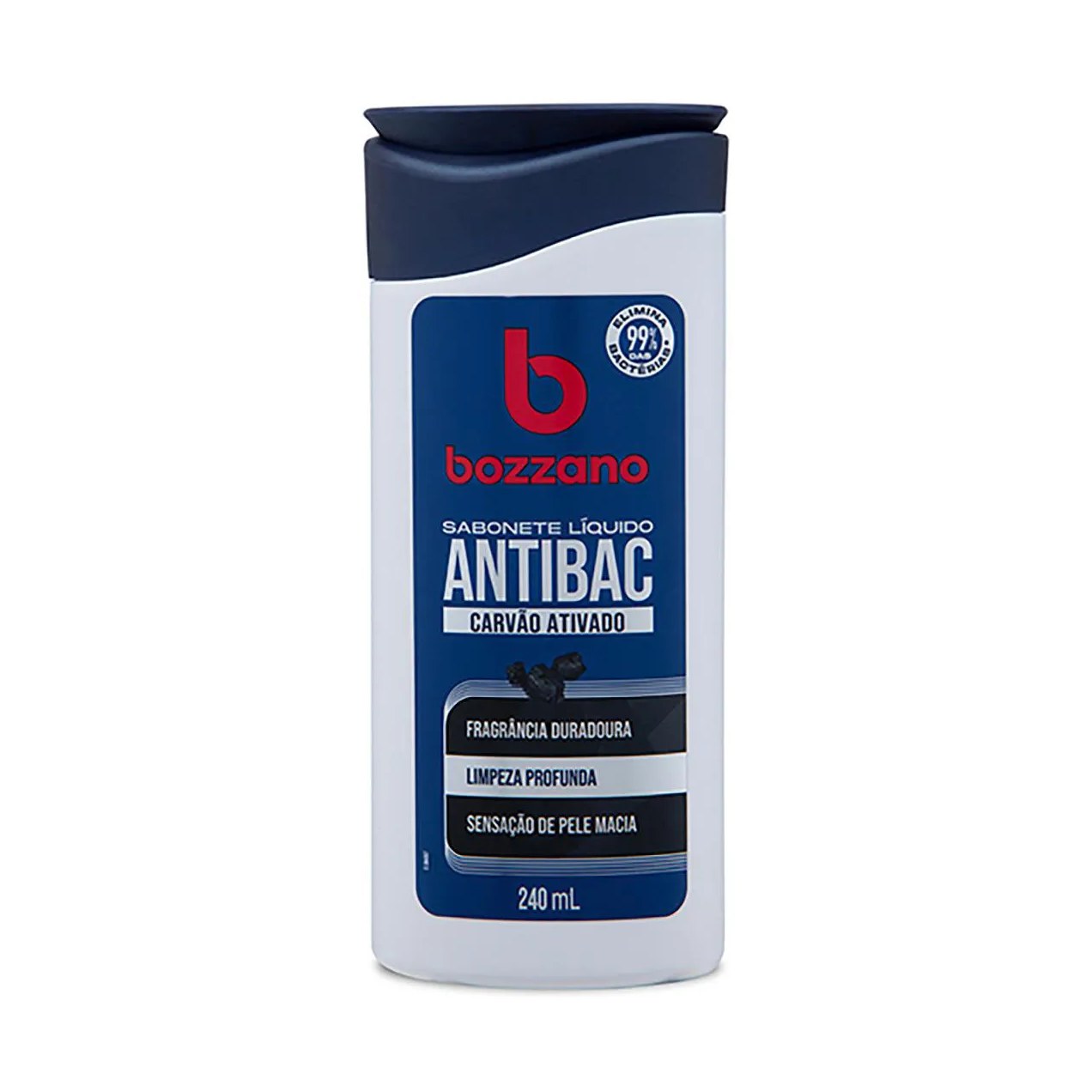 Sabonete Líquido Bozzano Antibac Carvão Ativado 240ml