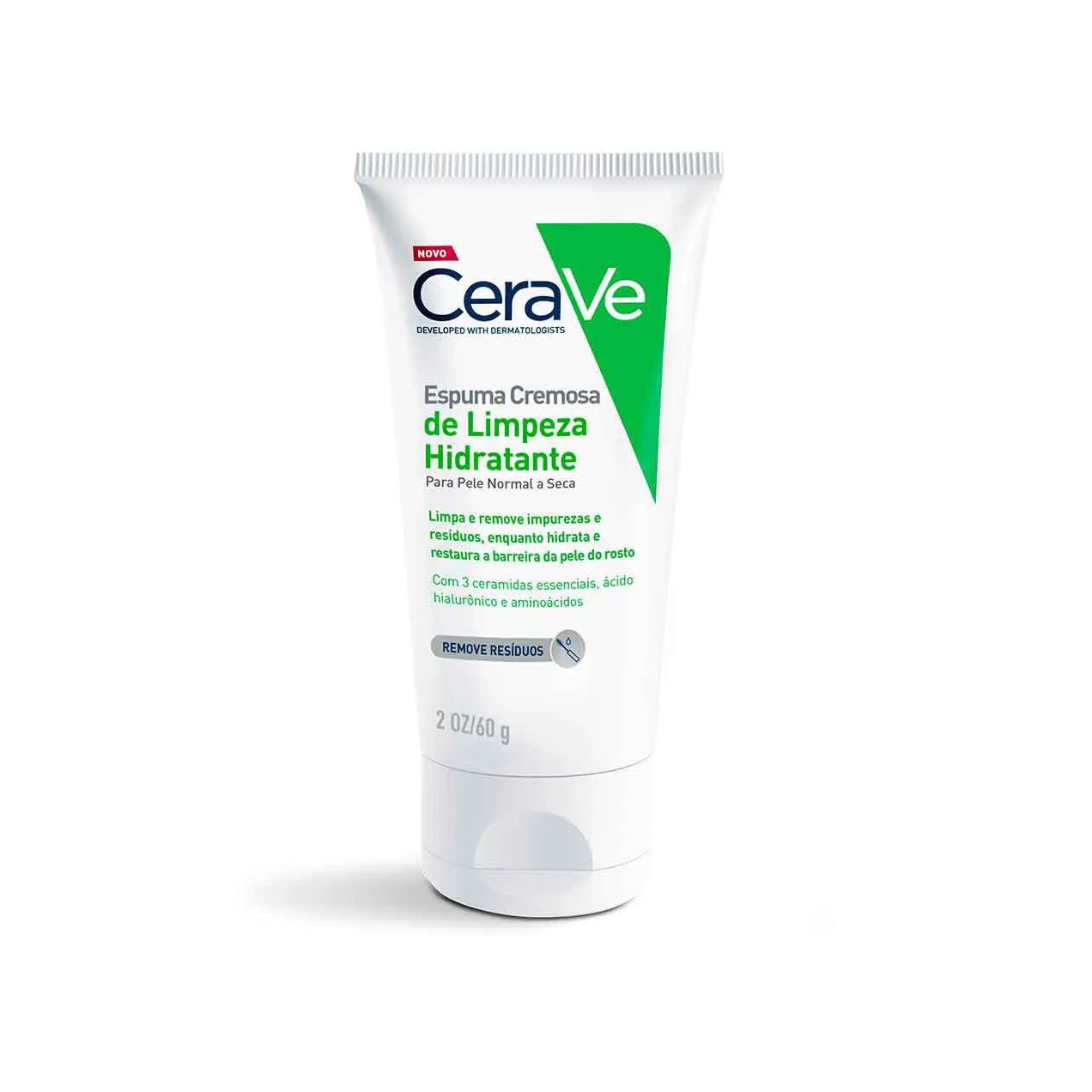Espuma Cremosa de Limpeza Hidratante Cerave Sem Perfume 60g