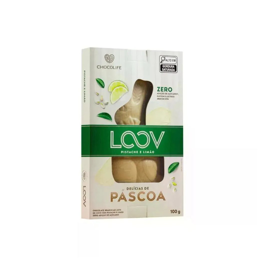 Coelho de Pistache com Limao Chocolife 100g