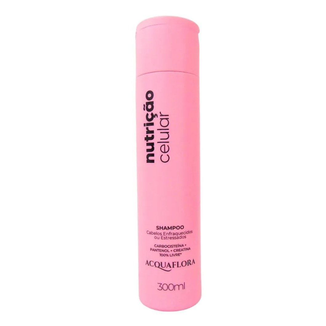Shampoo Acquaflora Nutrição Celular Fortalecimento 300ml