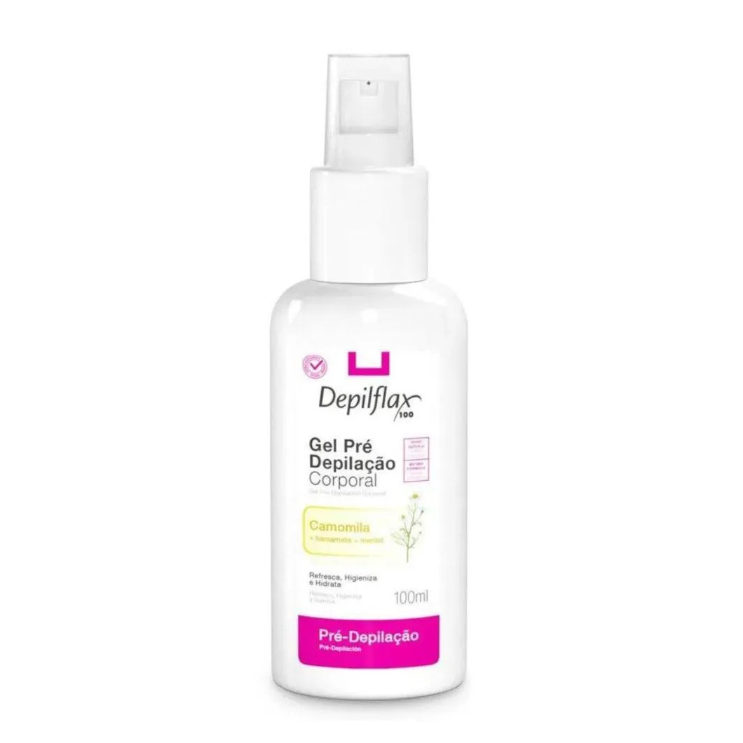 Gel Pré Depilação Corporal Depilflax Camomila 100ml