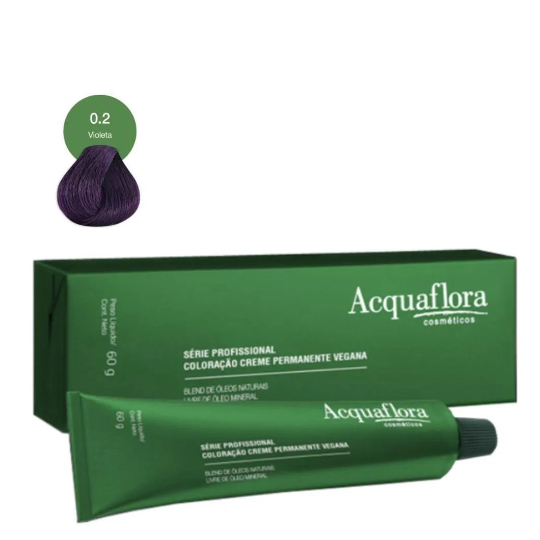 Coloração Creme Acquaflora Vegana 0.2 Violeta 60g