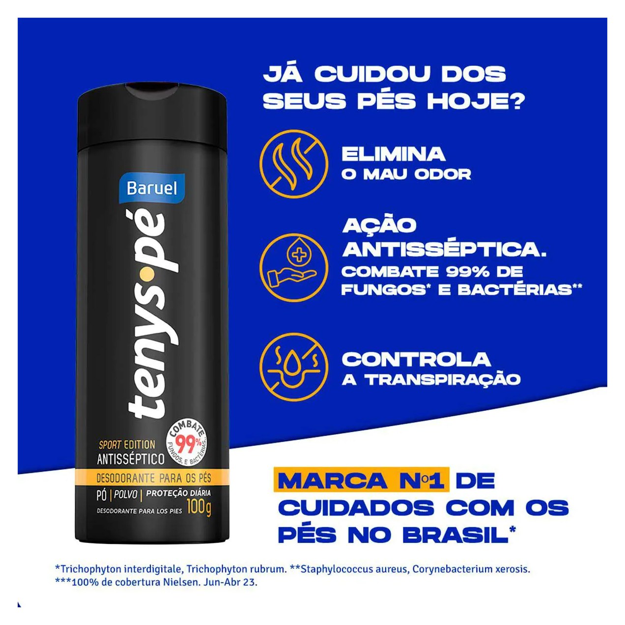 Talco para os Pés Tenys Pé Sport Edition