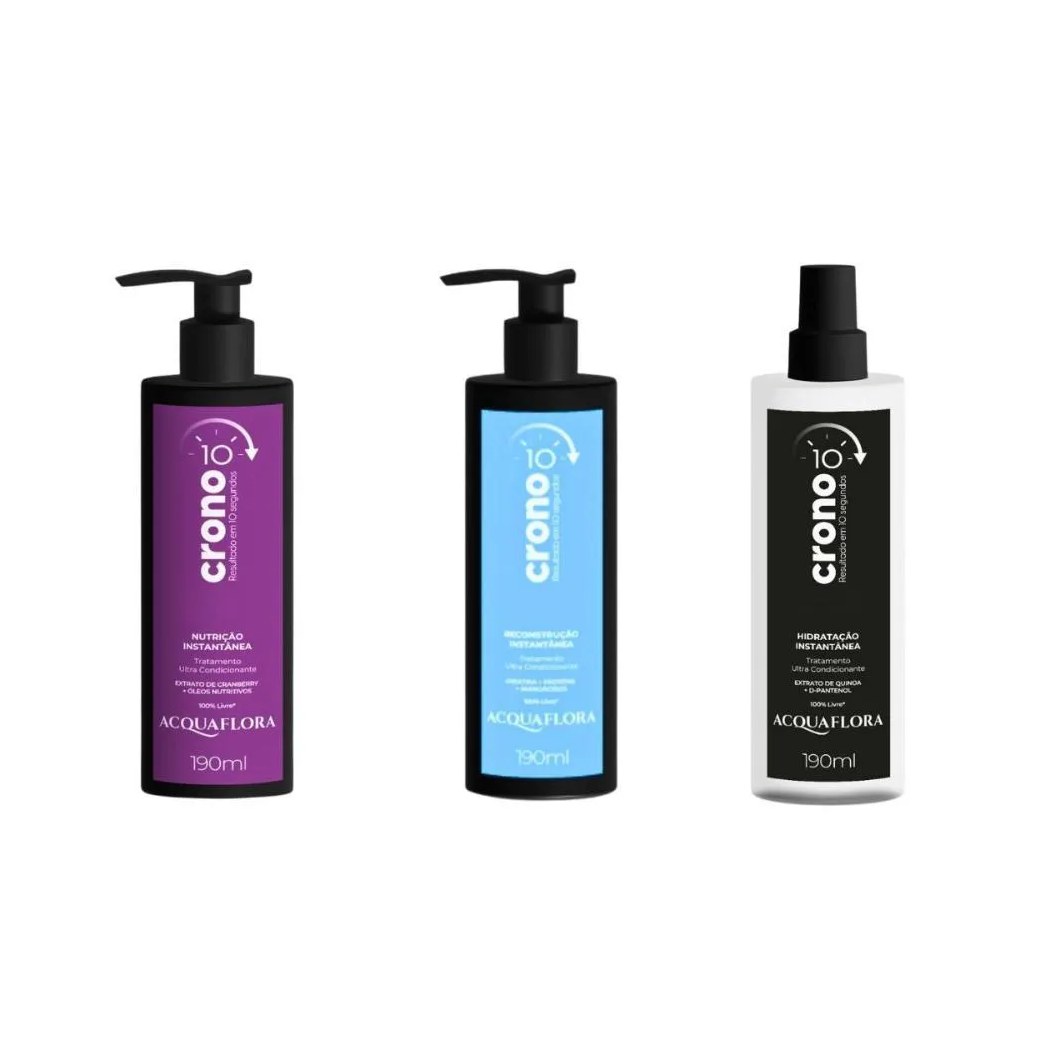 Kit Acquaflora Crono 10 C/3